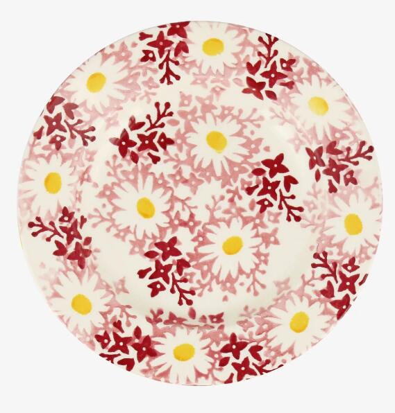 エマブリッジウォーターEmma Bridgewater 16.5cmプレート Pink Daisy Fields 6 1/2 Inch Plate 英国