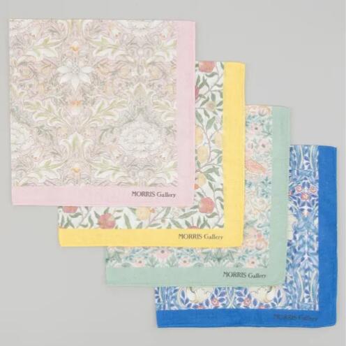 【MORRIS Gallery】モリスギャラリーガーゼハンカチ【同商品4点までねこポス対応可】日本製　大判サイズ