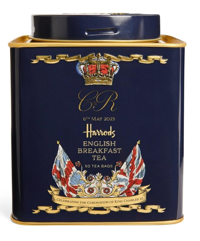 ハロッズ Harrodsハロッズ Coronation Blend English Breakfast Tea (50 Tea Bags)コロネーションブレンドイングリッシュブレックファーストティー（50ティーバッグ）