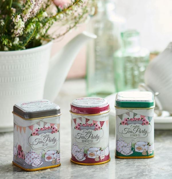 Other - 【NEW ENGLISH TEA】ニューイングリッシュティー　ティーパーティー3缶セット　紅茶・リーフティー・茶葉