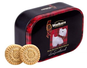 Walkers ウォーカー スコッティドッグミニチュア缶(ピュアバター・ショートブレッド)