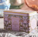 イングリッシュティーショップ 紅茶 【NEW ENGLISH TEA】ソングトラッシュ缶　ペールピンク（The Song Thrush Classic Tea Tin- Pale Pink ）ティーバッグ40個入り