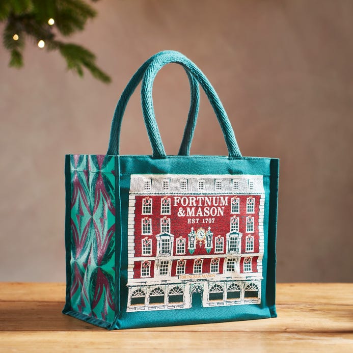 【Fortnum & Mason】　フォートナム＆メイソンSmall Christmas Piccadilly Bag for Life, 2024　スモールサイズのサムネイル