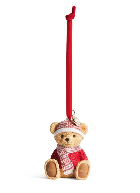 Harrodsハロッズ クリスマスベアーオーナメント 　イギリス　クリスマスのサムネイル