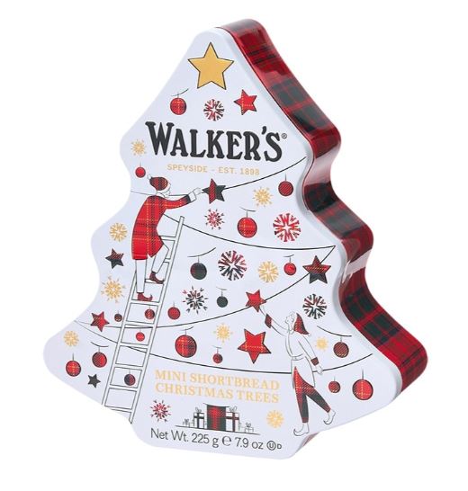 Walkers ウォーカー クリスマスツリー缶　　イギリス　　英国