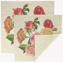 エマブリッジウォーターEmma Bridgewater　ファブリックナプキン(Rose Garden Napkins)【ねこポス対応可】