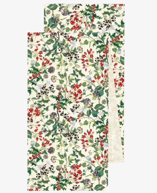 エマブリッジウォーターEmma Bridgewater　テーブルランナー（ホーリー＆アイビー）　Holly & Ivy Table Runner