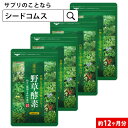 野草酵素 約12ヶ月分【seedcoms_D】 12D ダイエット 酵素サプリ カプセル 野菜 野草 果物 発酵 熟成 ダイエットサプリ 送料無料 サプリ サプリメント 酵素 野草酵素 野草 プチ断食 や 酵素ドリンク より手軽 健康食品【seedcoms_DEAL4】/D0818【SDW4】