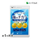 お試しサプリ！栄養豊富な海藻&DHAお魚成分配合！ 海のチカラ 約1ヶ月分　DHA EPA　メール便送料無料 アカモク フコキサンチン フコイダン イワシペプチド 緑イ貝 DHA+EPA サプリ 海藻サプリ【seedcoms_DEAL2】/D0818