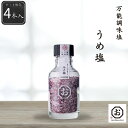 【公式】【しお八】うめ塩4本セット 380g(95g×4本) シーズコア 調味料 塩 梅 料理 食 セット ギフト プレゼント 和塩 ソルト フレーバー シソ ...