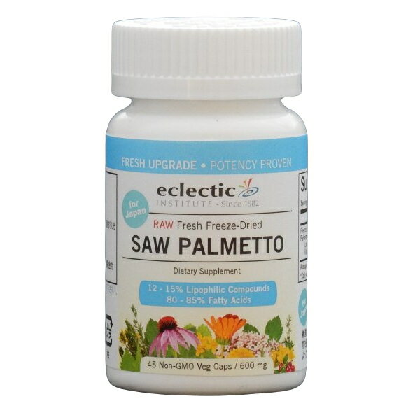 エクレクティック ソウパルメット ノコギリヤシ 45カプセル/粒 正規品 Eclectic Institute Inc. Saw Palmetto ハーブ サプリメント