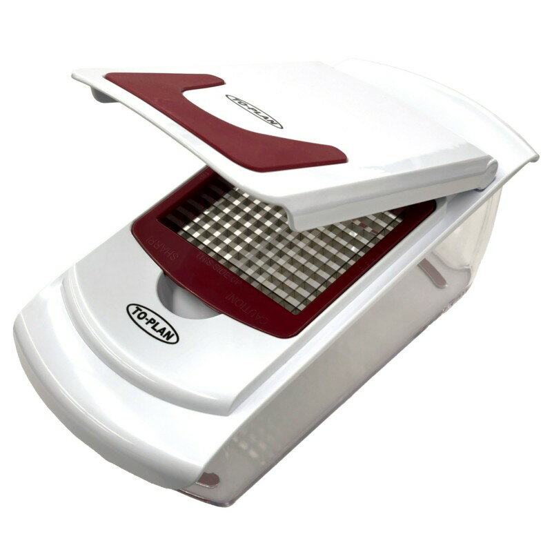 Rakuten - キューブカッター 5種類のブレードアタッチメント 東京企画販売 TO-PLAN フード スライサー カッター セット 食洗機対応 調理器具