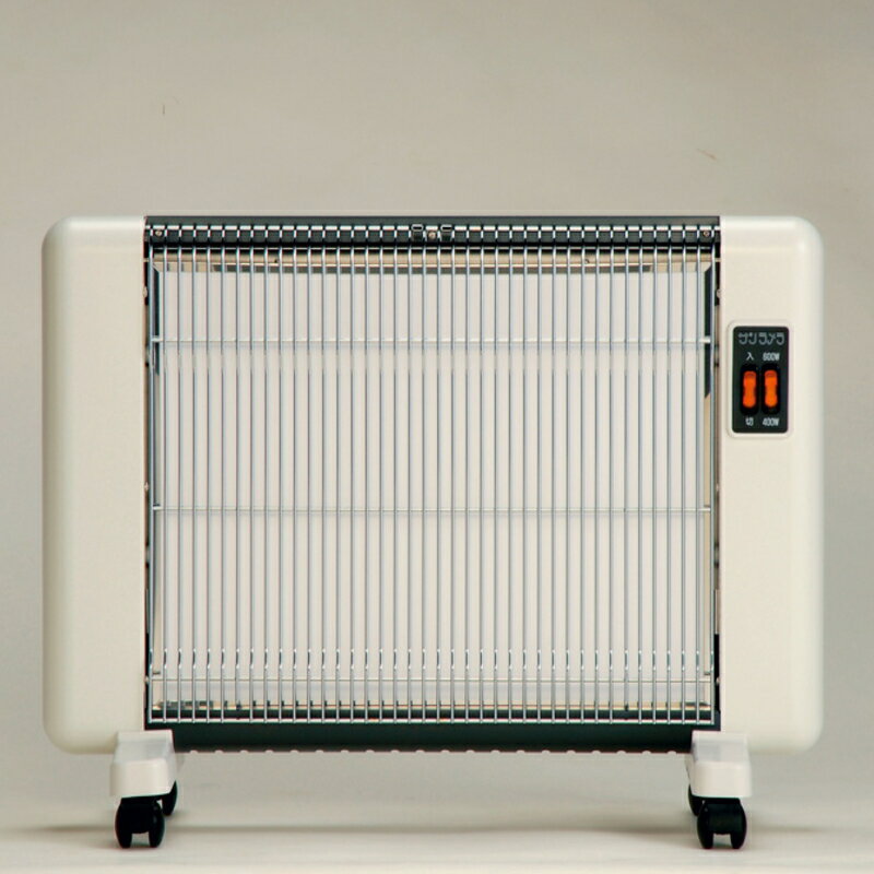 サンラメラ 604型 ホワイト 8畳まで用 600W 遠赤外線ヒーター 暖房機 ф サンラメラ 604型 ホワイト 8畳まで用 600W 遠赤外線ヒーター 暖房機 ф
