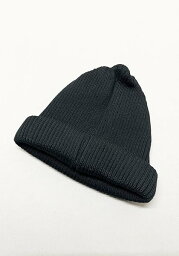 ROTOTO ロトト | コットンロールアップビーニー [BLACK]