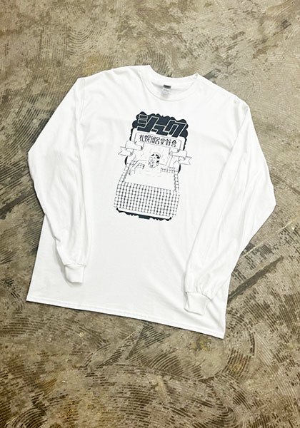ESOW×SEEK 札幌風呂愛好會ロンTEE [ホワイト]