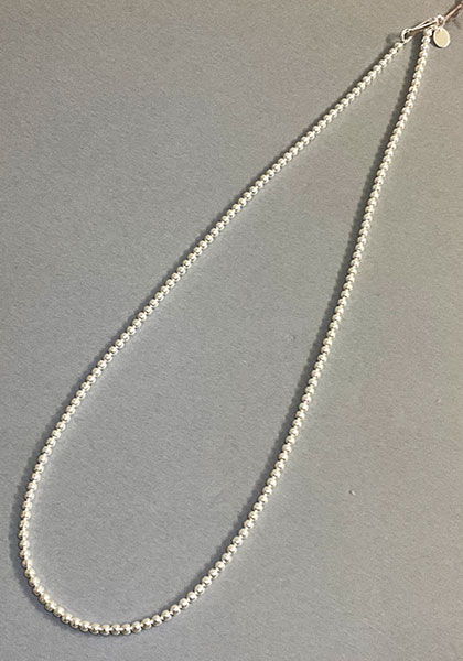 インディアンジュエリー　4mm 50cm シルバー925 フェザーネックレスチェーン 太陽ホイール イーグル