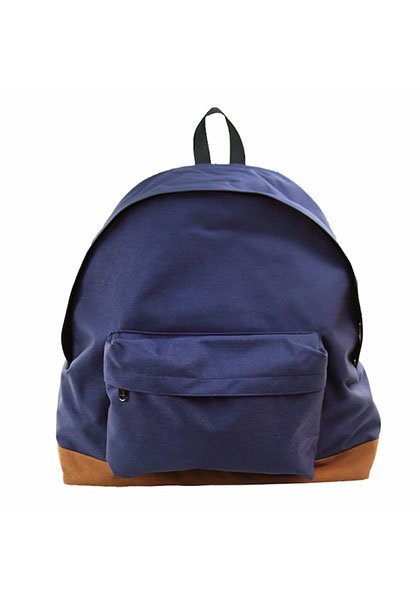 PACKING / パッキング BOTTOM SUEDE BACKPACK [NAVY]
