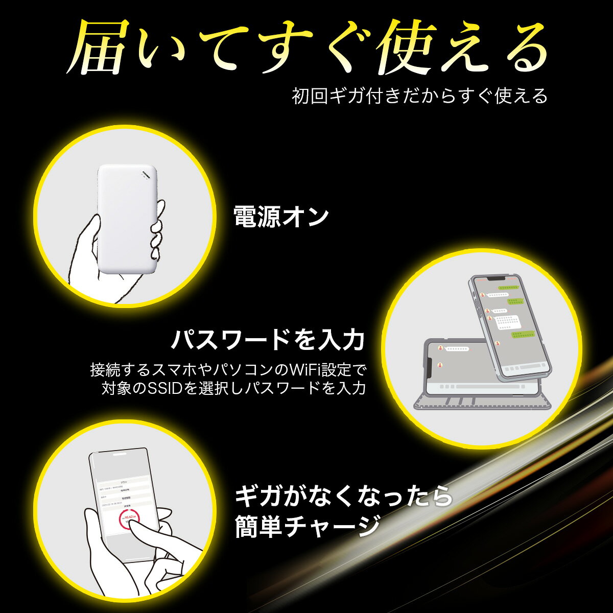 【CHEETAH WiFi】 U20 チーターワイファイ ギガ付 WiFi ポケット 買い切り型ポケット 買い切りリチャージwifi 契約不要 月額不要 国内 海外 車 モバイルルーター 車載 持ち運び 買い切り ギガ付き ポケットwi-fi ワイハイ プリペイド SIMフリー リチャージwifi アウトレット 商品画像2