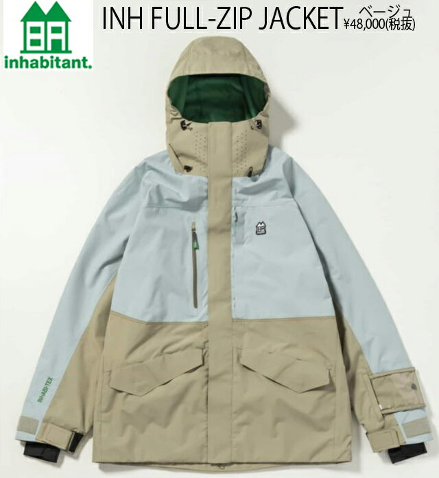 INHABITANTウェア FULL ZIP JK23-24