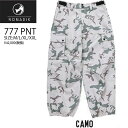 23-24☆NOMADIK【ノマディック】ウェア 777 SNOW WEAR PNT カラー：CAMO　【正規品】KAZU KOKUBO