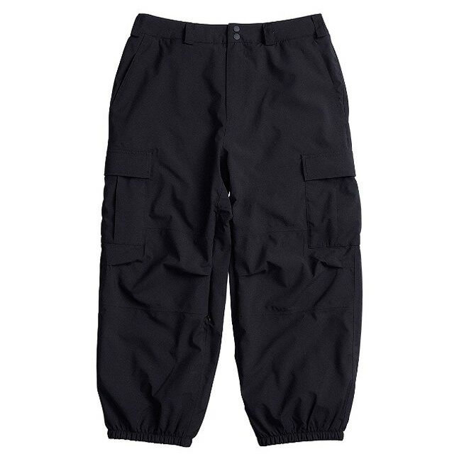 ROME SDS BAGGY CARGO PANTS STRETCH BLACK 23-24