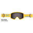 2425☆ANON【アノン】ゴーグル Tracker 2.0 Low Bridge Goggles フレーム:Golden レンズ:Smoke (35% / S2) 【正規品】