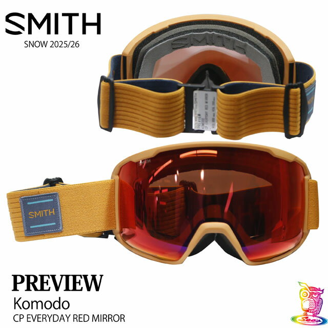 メーカー希望小売価格はメーカーカタログに基づいて掲載しています SMITH/Preview SMITHでしか実現できないバードアイビジョンテクノロジーを搭載したPreview。 5X™アンチフォグテクノロジーも搭載して、且つ眼鏡対応でもある。 眼鏡対応のミディアム・ラージサイズは多くの日本人にフィットするだろう。 SMITHのプロダクトデザインチームがバードアイビジョンテクノロジーと5X™アンチフォグテクノロジーを多くのユーザーに 届けることを目的に開発したPreviewで業界最高クラスに広い視界をクロマポップの鮮明な視界で楽しもう。 BirdsEye Vision バードアイビジョンテクノロジーはゴーグル下部の死角を無くして視界を広げる SMITHでしか体験できないテクノロジー。 通常のゴーグルよりも視野を約25％以上拡大する VISION+FIT +MAGCHANGE・・・レンズ交換が一瞬で可能なマグネットレンズ交換システムを搭載 + 眼鏡対応 + 5X アンチフォグ・インナーレンズ（水蒸気をインナーレンズ内部にとじ込め曇りの原因を抑える。通常のSMITHフォグX・インナーレンズの 5倍の曇り防止機能がある） + Low Bridge Fit (ASIA Fit) SIZE + ミディアム/ラージフィット 　 配送について こちらの商品は送料無料です。 その他 在庫がなくなり次第、販売を中止させて頂く場合がございます。 画像の関係で実際のカラーと多少異なる場合がございます。 SMITH/スミス/25-26/GOGGLE/ゴーグル/スノーボード/スノボー/送料無料