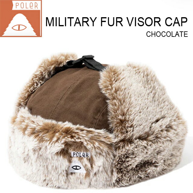 POLERキャップ MILITARY FUR VISOR CAP