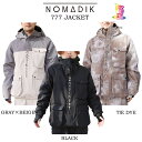 24-25 NOMADIK【ノマディック】777 JACKET スノーボード ウェア