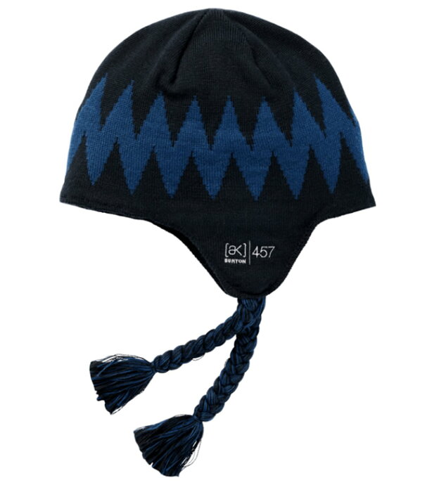 BURTONビーニー [ak] Japan Earflap Beanie【正規品】True Black / Noir Blue