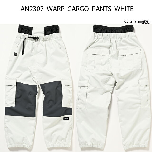 ANTHEMウェア WARP CARGO PANTS カラー：OFF WHITE 23-24