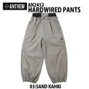 24-25☆ANTHEM【アンセム】HARD WIRED PANTS(ハードワイヤードパンツ)【正規品】SAND KAHKI