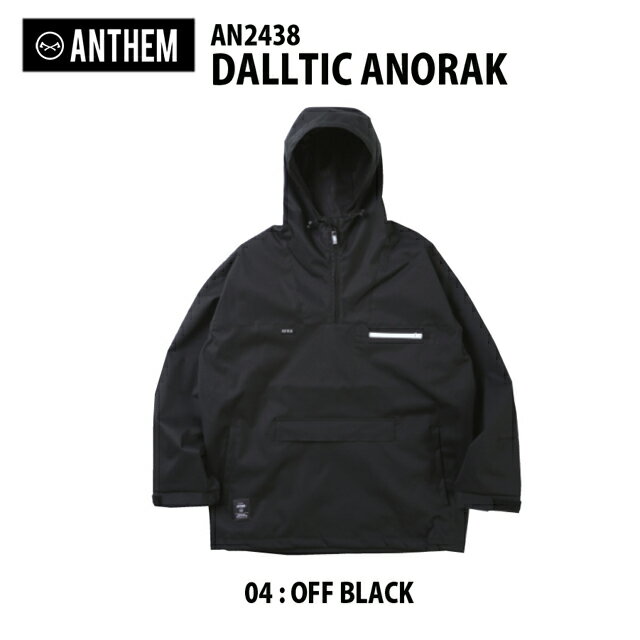 24-25☆ANTHEMDALLTIC ANORAK(ダルティック アノラック)OFF BLACK