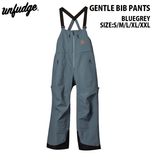 24-25☆UNFUDGE OUTWEAR【アンファッジ】GENTLE BIB PANTS(WIDE FIT)【正規品】BLUE GREY 24-25☆UNFUDGE OUTWEAR【アンファッジ】GENTLE BIB PANTS(WIDE FIT)【正規品】BLUE GREY