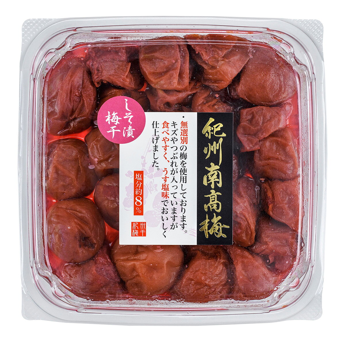 商品情報 名称 紀州南高梅無選別しそ 塩分8％ 商品説明 ※賞味期限2026/10/12の訳あり超特価品。 無選別の梅を使用しております。キズやつぶれが入っていますが食べやすく、うす塩味でおいしく仕上げました。 ※梅干しの表面に黒い点、黒ずみなどがございます。予めご了承ください梅の果皮のキズ、熟成による変色などが原因となります。 品質や安全性に問題はなく、そのまま食べられます。 原材料名 梅干（和歌山県）、漬け原材料［食塩］／酒精、野菜色素、V.B1 製造国 日本 内容量 400g 賞味期限 2026/10/12 保存方法 直射日光、高温多湿を避け常温で保存して下さい。 販売元 ヤマジョウ (株)瀬川本店