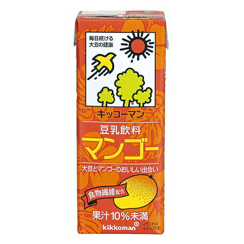 キッコーマン　豆乳飲料　マンゴー　200ml×36個