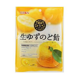 リボン　生ゆずのど飴　90G×10個