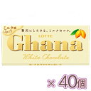 ロッテ ガーナホワイト 45g×10個×4セット(チョコレート)バレンタイン/ホワイトデー/チョコ/板チョコ/製菓/ガーナチョコレート/プレゼント
