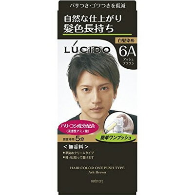 マンダム ルシード　ワンプッシュケアカラー　6A 1組×36個 【送料無料】