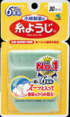 小林製薬 糸ようじ　歯間清掃フロスピック　携帯バッグ付 30P×144個【送料無料】【オーラル】【歯磨き】【歯ブラシ】