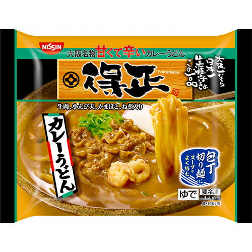 日清 得正 カレ－うどん （280g）×14個 （冷凍食品）