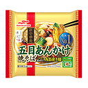 マルハニチロ 五目あんかけ焼そば 1人前(346g)×12個(冷凍食品) / 両面焼き麺 / トレイのままレンジOK|詳細画像
