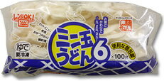 【送料無料】サンデリック　麺名人ミニ玉うどん6玉×12袋(1ケース) 【冷凍】
