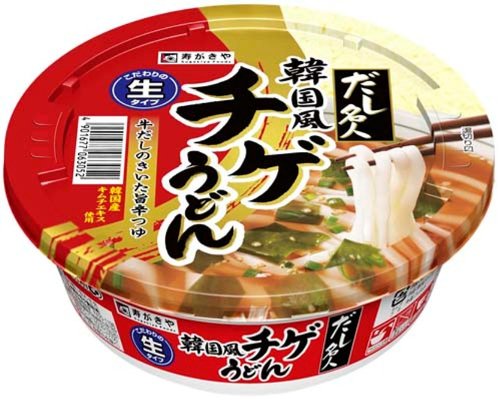 寿がきや　カップだし名人チゲうどん　131g×12個 【送料無料】