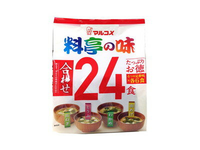 マルコメ たっぷりお徳料亭の味24食×6個 【送料無料】