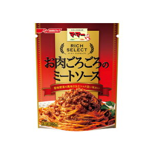 マ・マー リッチセレクト お肉ごろごろのミートソース 260g ×6個