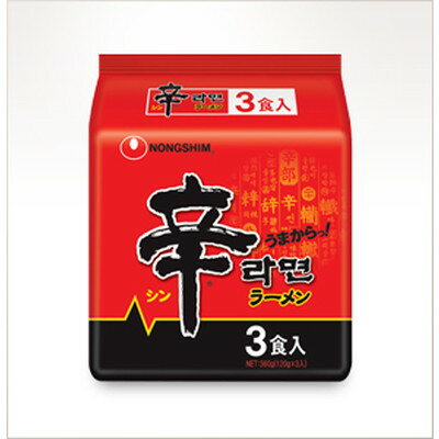 紀州和歌山てんこもり 農心 韓国 辛ラーメン 3食パック ×12個