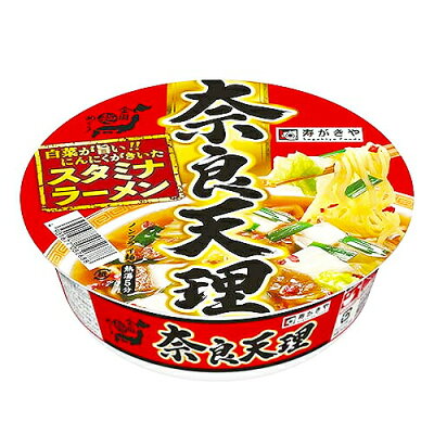 紀州和歌山てんこもり 寿がきや 全国麺めぐり 奈良天理ラーメン 117g ×12個 /奈良天理ラーメン /ノンフライ中太めん /スタミナ系スープ /白菜が旨い!スタミナラーメン