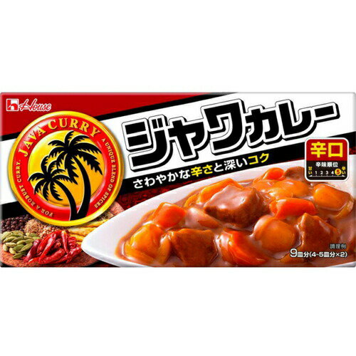 ハウス食品 ジャワカレー辛口185g×20個のサムネイル