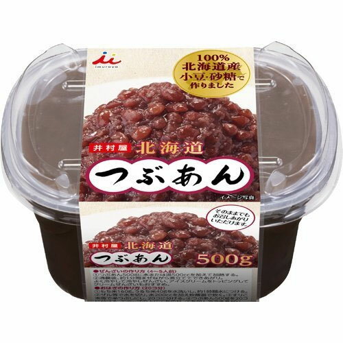 井村屋　北海道つぶあん　500g×6個×2セット【送料無料】